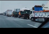 صف 3 کیلومتری موکب‌داران در مرز مهران