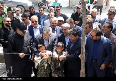 آیین بهره‌برداری از بوستان قدس و آسفالت 33 معبر عمومی در منطقه 3 مشهد