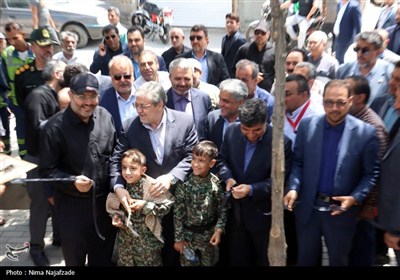 آیین بهره‌برداری از بوستان قدس و آسفالت 33 معبر عمومی در منطقه 3 مشهد