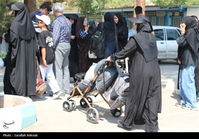 بدرقه ۲۷۰ زائر اربعین از مصلی کرمان