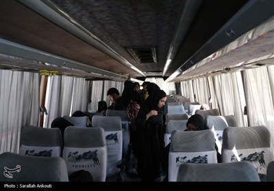 بدرقه ۲۷۰ زائر اربعین از مصلی کرمان