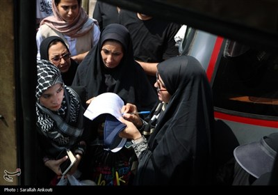 بدرقه ۲۷۰ زائر اربعین از مصلی کرمان