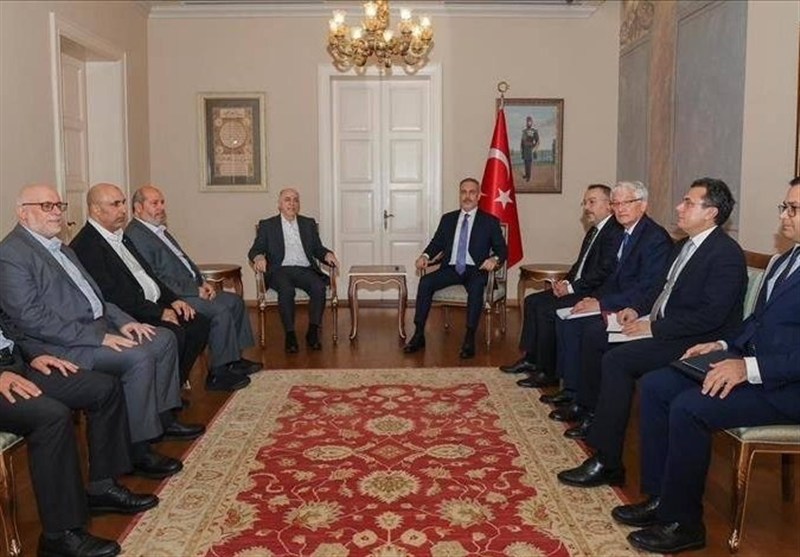 جزئیات دیدار هیئتی از حماس با وزیر خارجه ترکیه