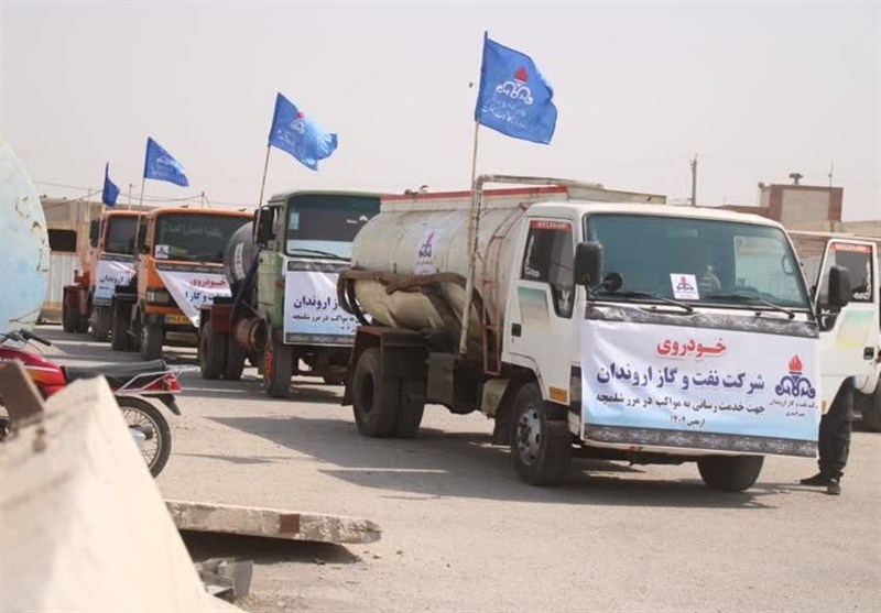 تشکیل قرارگاه لجستیکی شرکت نفت و گاز اروندان در شلمچه
