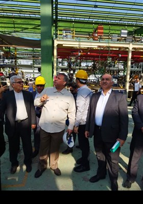 بازدید رییس و اعضای کمیسیون اقتصادی مجلس شورای اسلامی از کارخانه خودروسازی فردا موتور