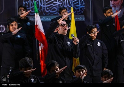 گرامیداشت چهلمین روز شهدای اقتدار در مسجد جمکران