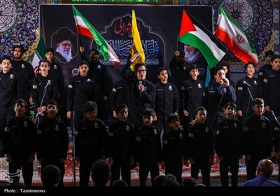گرامیداشت چهلمین روز شهدای اقتدار در مسجد جمکران