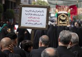 تشییع نمادین پیکر امام حسن (ع) در بین‌الحرمین