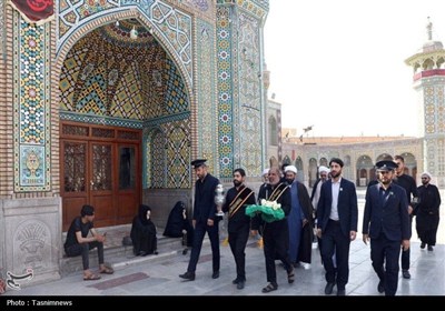 ادای احترام به مقام شهید شیخ فضل‌الله نوری