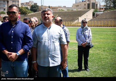تشییع پیکر مرحوم داریوش مصطفوی رئیس پیشین فدراسیون فوتبال ایران