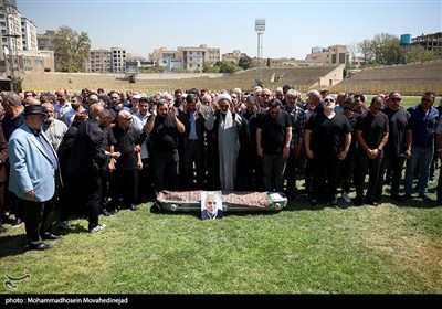 تشییع پیکر مرحوم داریوش مصطفوی رئیس پیشین فدراسیون فوتبال ایران