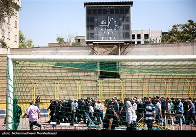 تشییع پیکر مرحوم داریوش مصطفوی رئیس پیشین فدراسیون فوتبال ایران