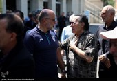 تشییع پیکر مرحوم داریوش مصطفوی رئیس پیشین فدراسیون فوتبال ایران