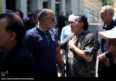 تشییع پیکر مرحوم داریوش مصطفوی رئیس پیشین فدراسیون فوتبال ایران