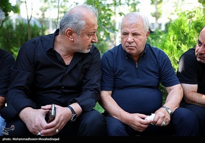 تشییع پیکر مرحوم داریوش مصطفوی رئیس پیشین فدراسیون فوتبال ایران