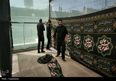 مهیا کردن فضا برای اسکان زائران اربعین در حرم بانوی کرامت