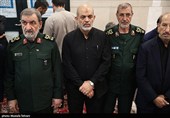 سردار احمد وحیدی مشاور فرمانده کل سپاه در مراسم چهلمین روز شهادت سپهبد رشید