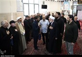 غلامحسین محسنی اژه‌ای، رئیس قوه قضائیه در مراسم چهلمین روز شهادت سپهبد رشید