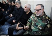 کیومرث حیدری، فرمانده نیروی زمینی ارتش مراسم چهلمین روز شهادت سپهبد رشید