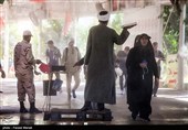 زائران اربعین حسینی در مرز خسروی