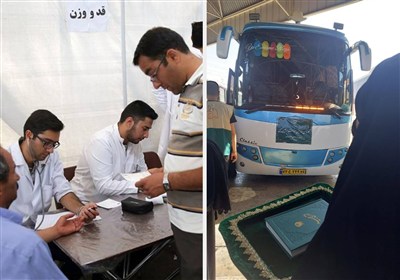 شمیم خدمت رضوی در نجف اشرف با اعزام خادمیاران سلامت رضوی