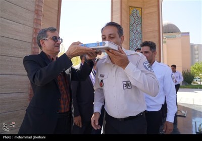اعزام تیم اورژانس 115 بیرجند برای خدمت‌رسانی به زائران اربعین