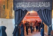 اشک و شکوه در مسجد کوفه؛ تجدید بیعت با بزرگان جهان اسلام+فیلم