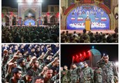 مراسم اربعین شهدای اقتدار و 29 شهید خراسان رضوی در حرم رضوی