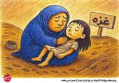تصویرسازی/ یونیسف: روزانه 28 کودک در غزه جان خود را از دست می‌دهند