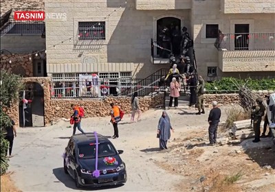 اقدام صهیونیست‌ها برای تخریب خانه یک فلسطینی در آستانه مراسم عروسی فرزندش