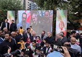 حضور پزشکیان در آیین گرامیداشت یاد شهدای خردسال تجاوز رژیم صهیونیستی