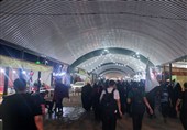 زائران در منطقه خیرات نابودی استکبار را فریاد زدند + فیلم