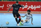 دیدار تیم‌های فوتسال گیتی‌پسند اصفهان و فولاد هرمزگان