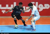 دیدار تیم‌های فوتسال گیتی‌پسند اصفهان و فولاد هرمزگان