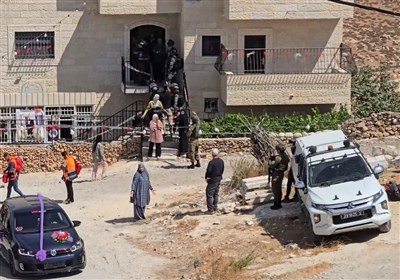 اقدام صهیونیست‌ها برای تخریب خانه یک فلسطینی در آستانه مراسم عروسی فرزندش