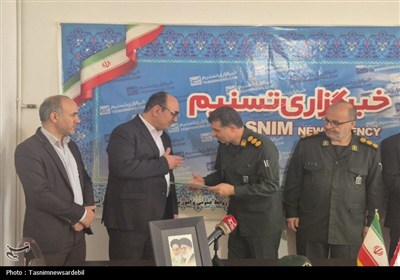 فرماندهان سپاه حضرت عباس (ع) در اردبیل از خبرنگاران تسنیم تقدیر کردند