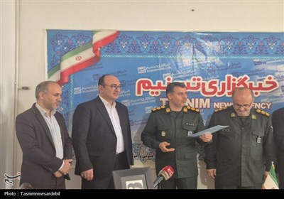فرماندهان سپاه حضرت عباس (ع) در اردبیل از خبرنگاران تسنیم تقدیر کردند