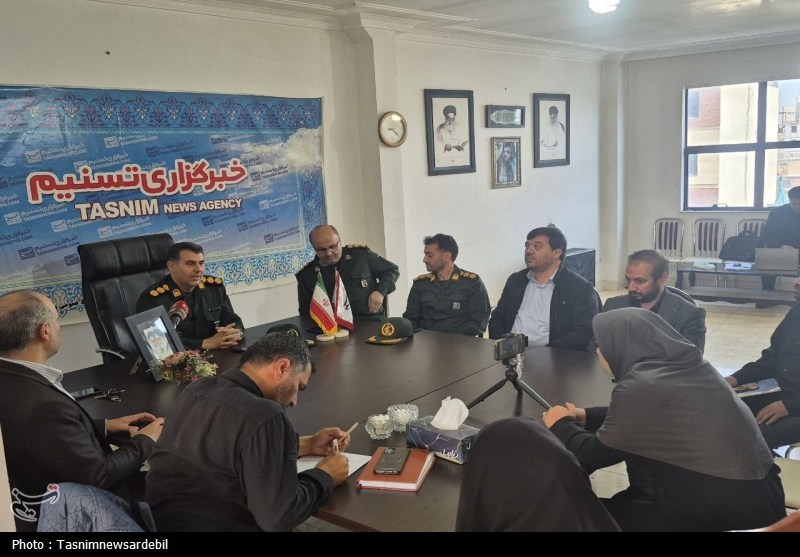 فرماندهان سپاه حضرت عباس (ع) در اردبیل از خبرنگاران تسنیم تقدیر کردند