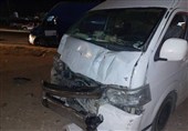 واژگونی اتوبوس کارکنان شرکت نفت در جاده قدیم اهواز–خرمشهر