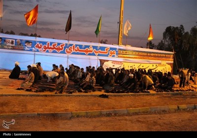 خدمت‌رسانی بی‌وقفه موکب شهدای کهگیلویه به زائران اربعین حسینی