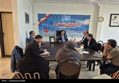 بازدید رئیس دانشگاه محقق اردبیلی ‌‌از دفتر تسنیم