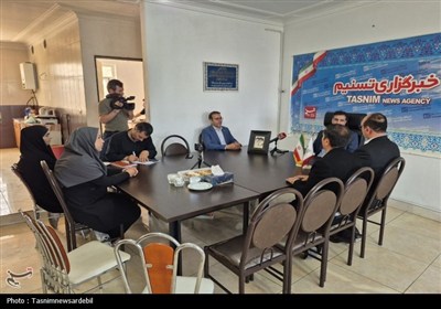 بازدید رئیس دانشگاه محقق اردبیلی ‌‌از دفتر تسنیم