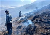 آتش‌سوزی در ارتفاعات سیاکمرشاهرود مهار شد
