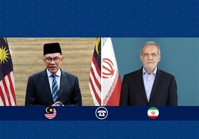 بزشکیان لرئیس وزراء مالیزیا: على الدول الإسلامیة منع استمرار الجرائم فی غزة