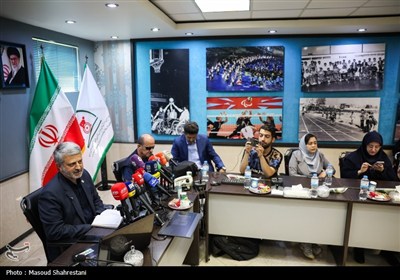 نشست خبری رئیس فدراسیون جانبازان و توان یابان