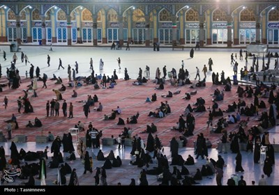 حال و هوای میعادگاه منتظران در شب چهارشنبه