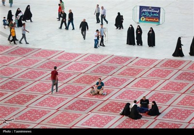 حال و هوای میعادگاه منتظران در شب چهارشنبه