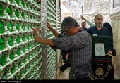آیین غبارروبی و زیارت مضجع شریف حضرت شاهچراغ (ع) توسط اصحاب رسانه فارس