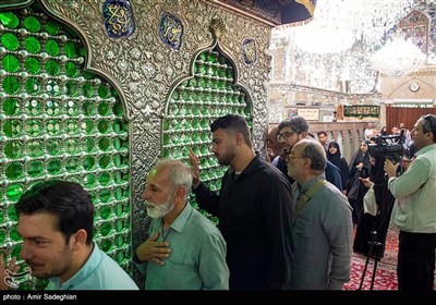 آیین غبارروبی و زیارت مضجع شریف حضرت شاهچراغ (ع) توسط اصحاب رسانه فارس