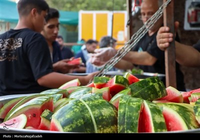 خدمت‌رسانی موکب علی بن باقر کاشان به زائران اربعین در کربلا
